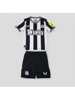 Newcastle United Replika Hemmakläder Barn 2023-24 Kortärmad (+ byxor)